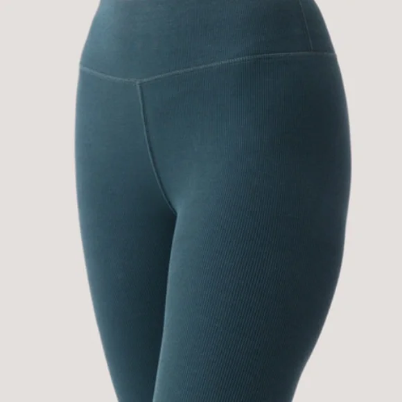 Pact Women's Ore Ribbed High Waist Legging Size Medium NWT! - Picture 3 of 7